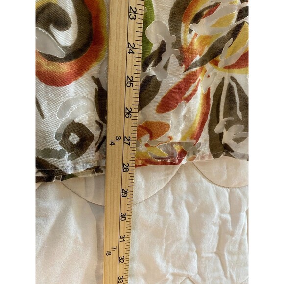 Alfred Dunner Plus Size 22W Women's Floral Sheer Layered Blouse Rayon Nylon - Picture 10 of 10